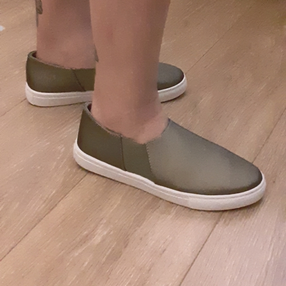 FLASH SALE! Olive Slip-on Sneaker - Picture 2 of 5